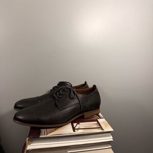 Call It Spring Size 10 Dark Brown Men's Leather Oxfords
